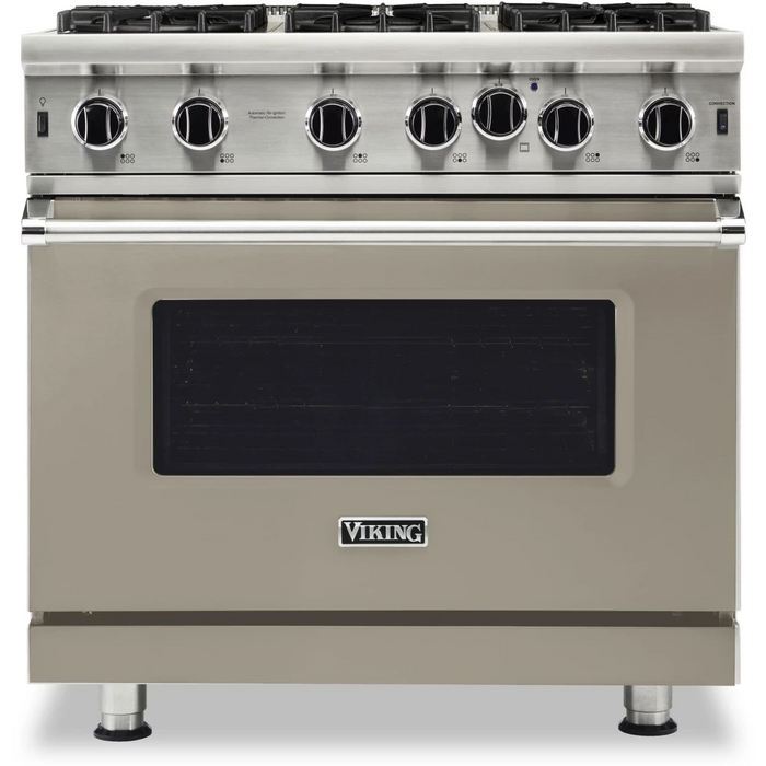 Viking® 5 Series 36" Stainless Steel Pro Style Range VGIC53626BSS