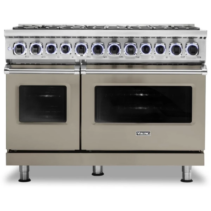 Viking® 7 Series 48" Stainless Steel Pro Style Dual Fuel Range VDR74828BSSLP