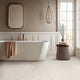 Girona Marfil 12"x12" Lappato 3D Porcelain Mosaic Floor And Wall Tile - MSI Collection
