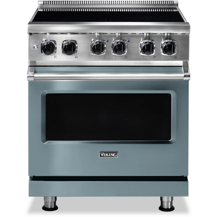 Viking® 5 Series 30" Stainless Steel Pro Style Induction Range VIR53024BSS