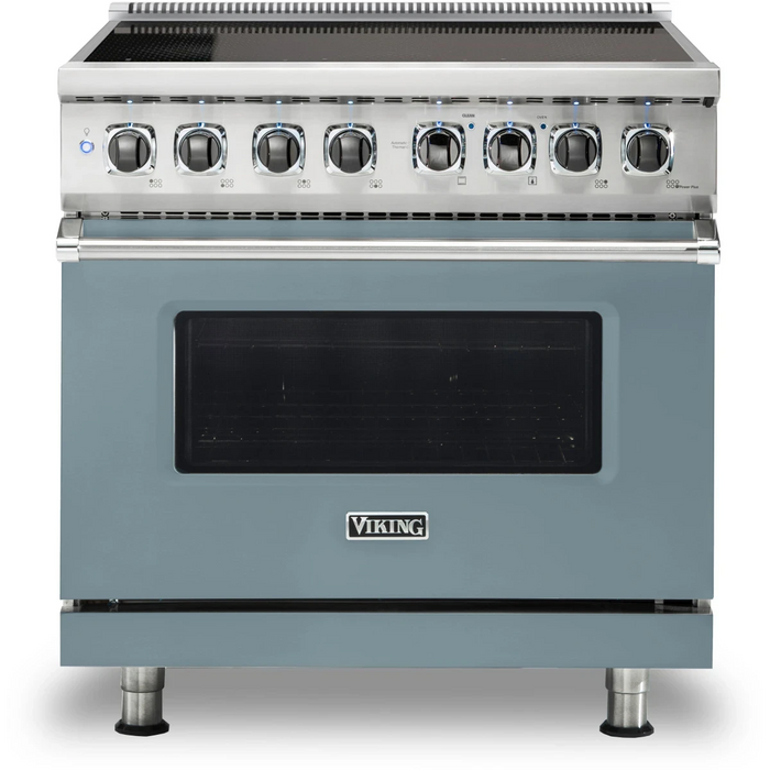 Viking® 5 Series 36" Stainless Steel Pro Style Induction Range VIR53626BSS