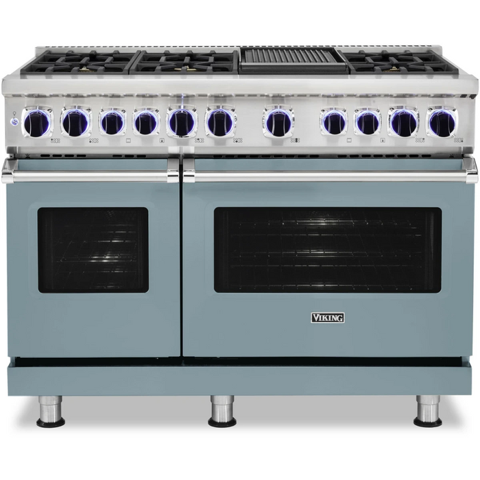 Viking® 7 Series 48" Stainless Steel Pro Style Dual Fuel Range VDR74826GSS