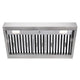 36" Range Hood Insert, Ultra Quiet Stainless Steel 6" Ducted with 600 CFM Powerful Suction — NX-19IL-36-Warm White