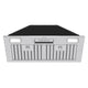30" Range Hood Insert, 600 CFM Built-in Stainless Steel Kitchen Hood with LED Lights — NX-Hood-30-Cool