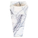 Natural Stone New York White Marble Pedestal Square Cone Shaped Sink Polished (W)16" (L)16" (H)36" SKU-NTRVS25 product shot angle view stand-alone