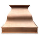 Natural Copper Range Hood Kitchen Hoods 36"W x 27"H x 27"D