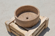 Natural Stone Noce Brown Travertine Vessel Sink SKU-20020016 Installed on bathroom