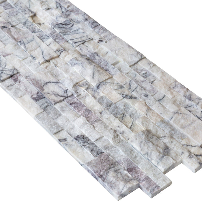 New York Ledger 3D Panel 6"x24" Natural Marble Wall Tile - Full Truckload