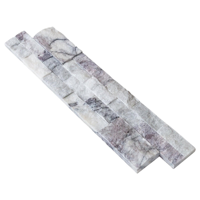 New York Ledger 3D Panel 6"x24" Natural Marble Wall Tile - Full Truckload