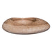Noce Brown Travertine Natural Stone Kayak Sink SKU-NTRSTC21 Size (W)23" (L)16" (H)6" product shot front view