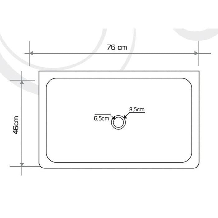 Noce brown travertine natural stone farmhouse apron kitchen sink surface honed filled size (W)18" (L)30" (H)10" SKU-NTRSTC51 product technical drawing