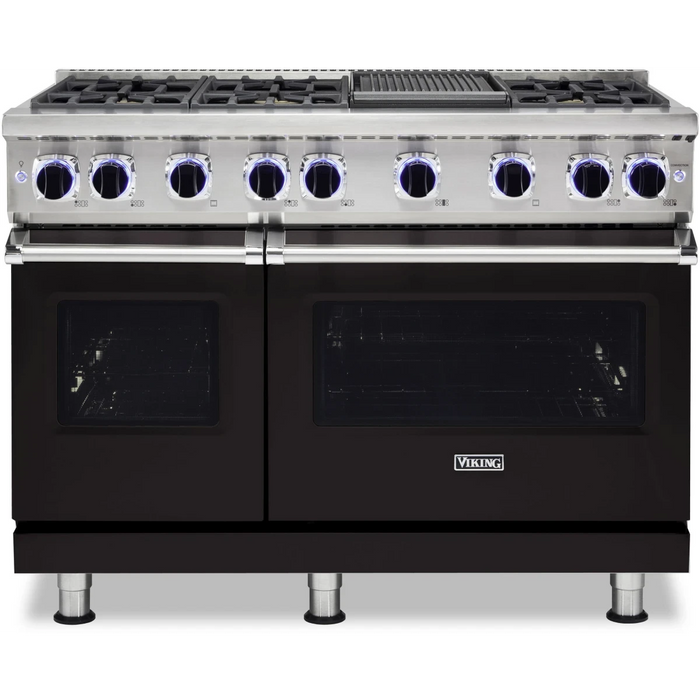 Viking® 7 Series 48" Stainless Steel Pro Style Dual Fuel Range VDR74826GSS