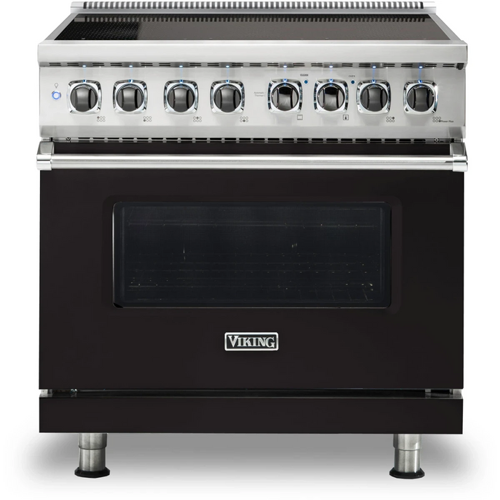 Viking® 5 Series 36" Stainless Steel Pro Style Induction Range VIR53626BSS