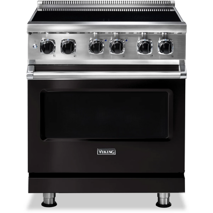 Viking® 5 Series 30" Stainless Steel Pro Style Induction Range VIR53024BSS