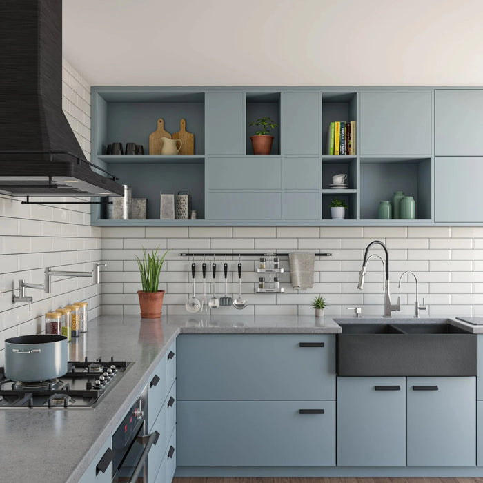 ALFI brand Stainless Steel Retractable Pot Filler Faucet AB5019