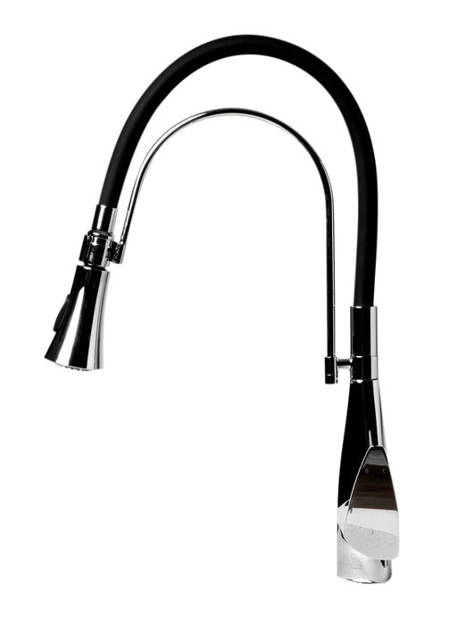 ALFI brand Kitchen Faucet with Black Rubber Stem ABKF3001