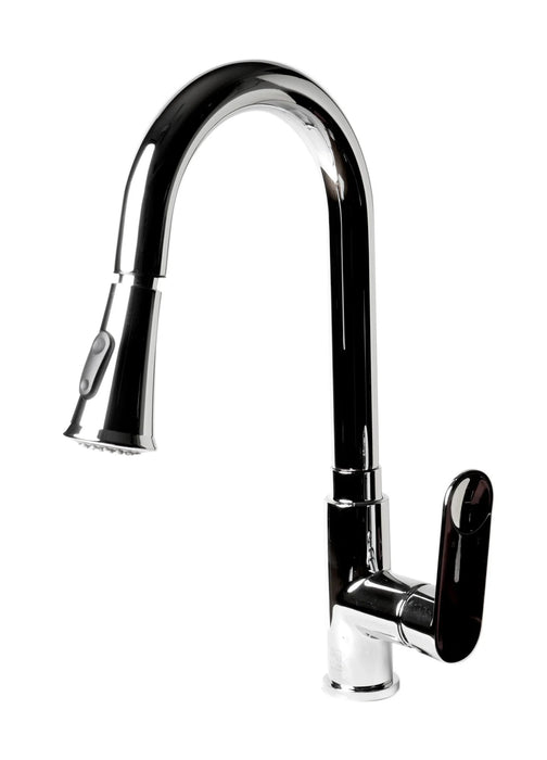 ALFI brand Gooseneck Pull-Down Kitchen Faucet ABKF3480