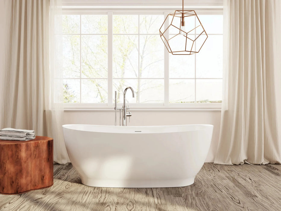 LaToscana 59" Free Standing Solid Surface Bathtub PLEVRN5930