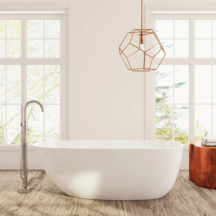 LaToscana 67" Free Standing Solid Surface Bathtub PLEMDN6730