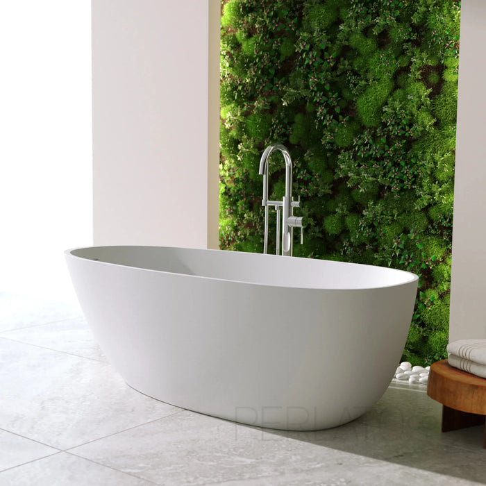 LaToscana 67" Free Standing Solid Surface Bathtub PLEMDN6730