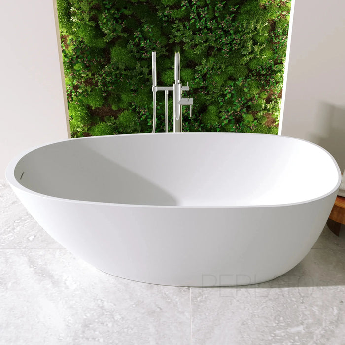 LaToscana 67" Free Standing Solid Surface Bathtub PLEMDN6730