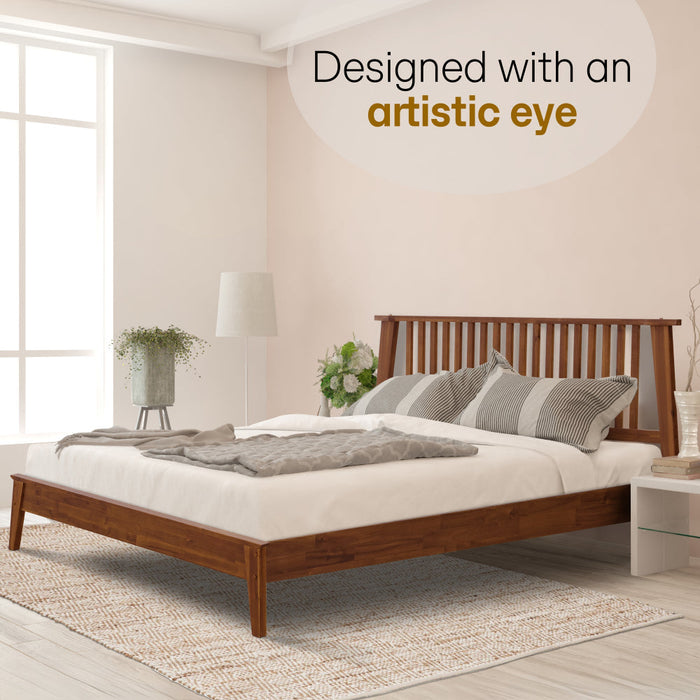 Acacia Kaylin Deluxe Wood Platform Bed Frame