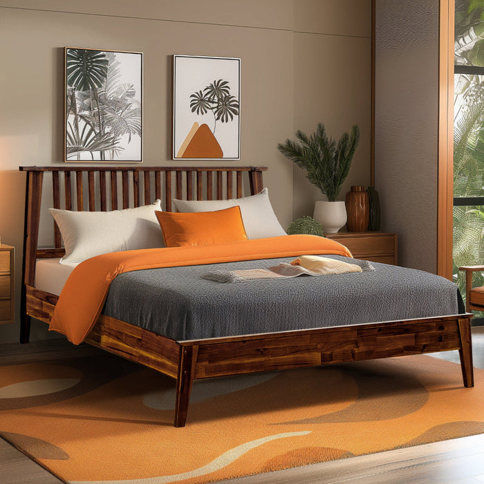 Acacia Kaylin Solid Wood Bed Frame