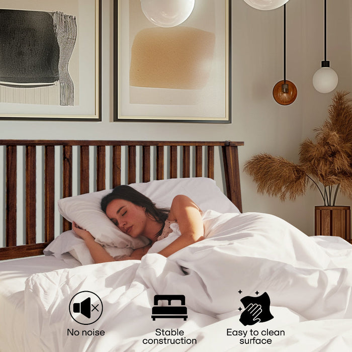 Acacia Kaylin Solid Wood Bed Frame