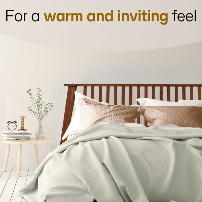 Acacia Kaylin Deluxe Wood Platform Bed Frame