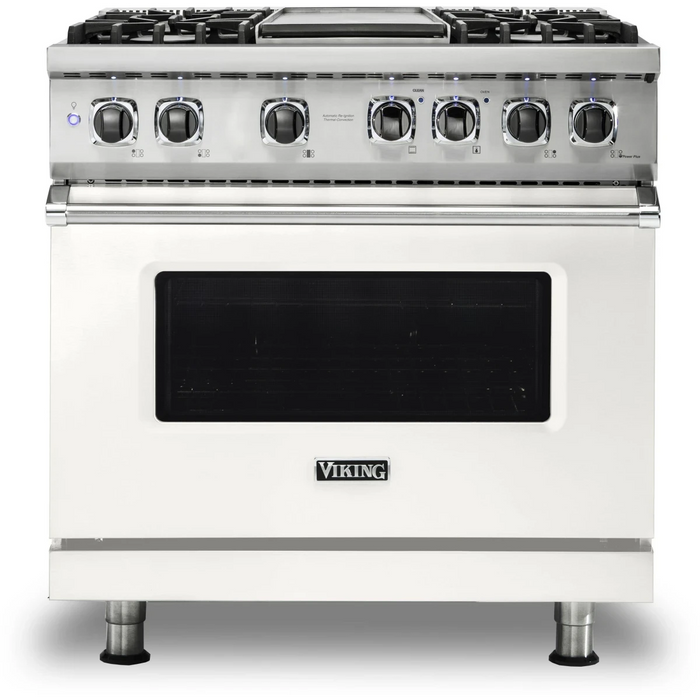 Viking® Professional 5 Series 36" Pro Style Dual Fuel  Range VDR5364GSSLP