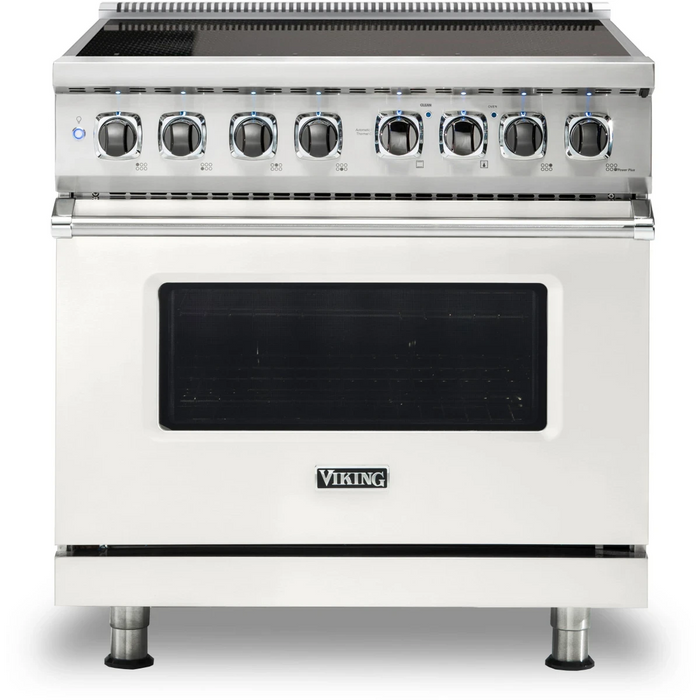 Viking® 5 Series 36" Stainless Steel Pro Style Induction Range VIR53626BSS