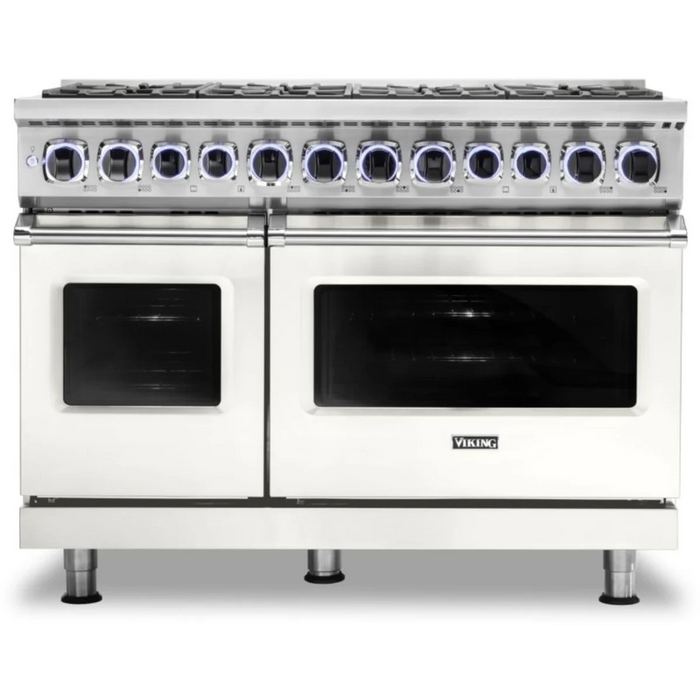 Viking® 7 Series 48" Stainless Steel Pro Style Dual Fuel Range VDR74828BSSLP