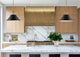 Barrel Shaped Brass Custom Range Hoods with straps