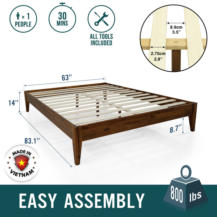 Mervyn Solid Wood Bed Frame