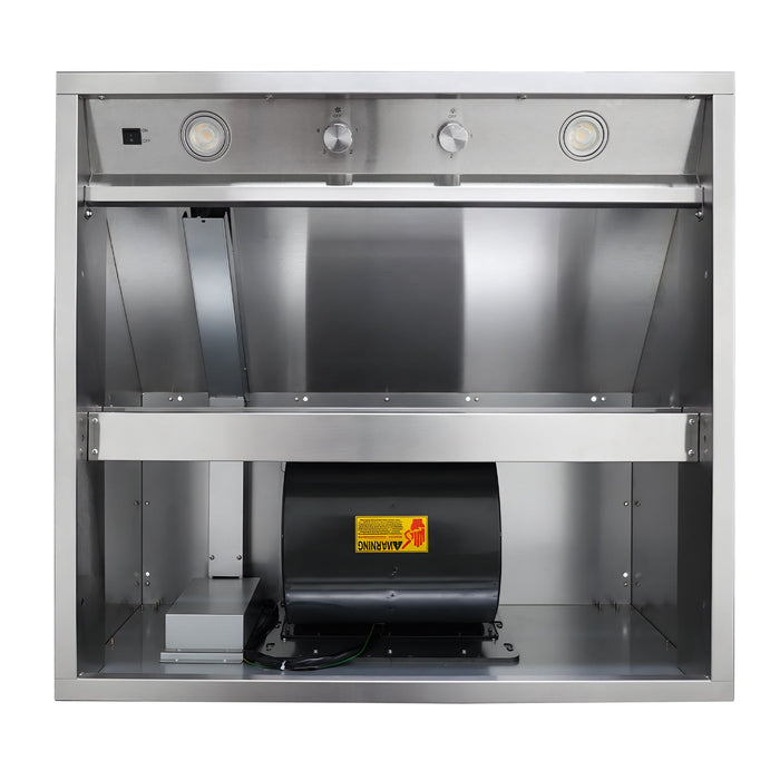 BH01 Series 36" Outdoor Range Hood Insert + 1050 CFM Internal Motor