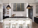 Antique Black Stainless Steel Decorative Metal Range Hoods with Straps