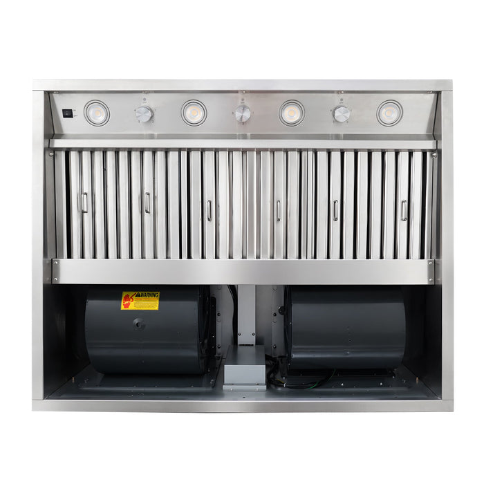 BH01 Series 42" Outdoor Range Hood Insert + 2010 CFM Internal Motor
