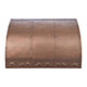 Barrel Shaped Copper Range Hoods Under-Cabinet with Apron Design