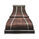 Bell Design Custom Copper Hood with Stainless Steel Straps