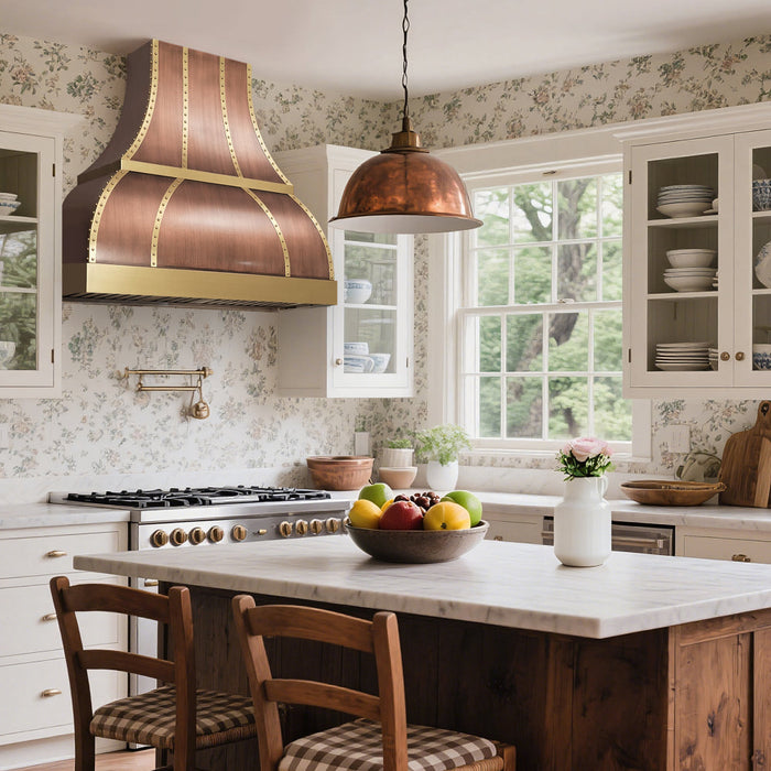 Bell Design Custom Medium Copper Vent Hood