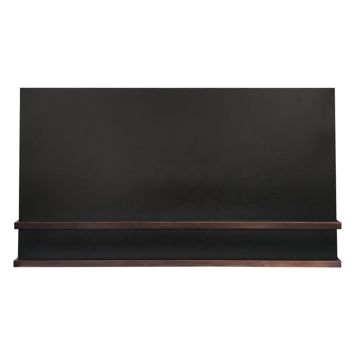Black Box Shaped Custom Designer Copper Kitchen Hood
