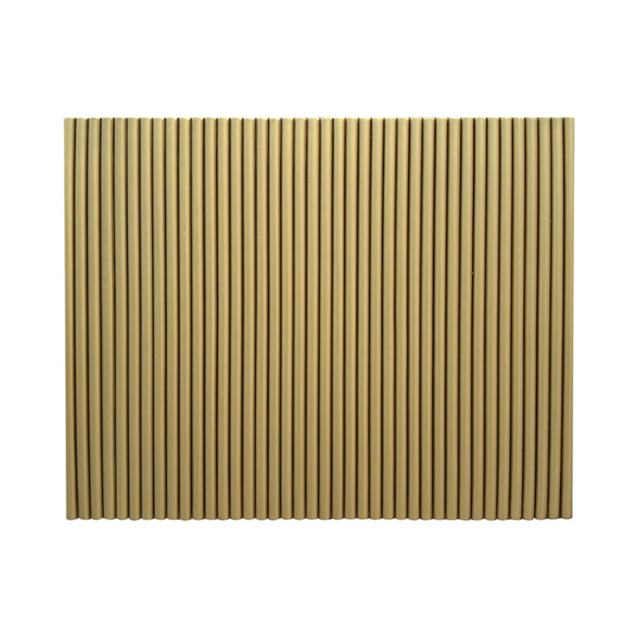 Brass Box Range Hood with Ribs 40" W x 30-3/4" H x 20" D-H5-R02