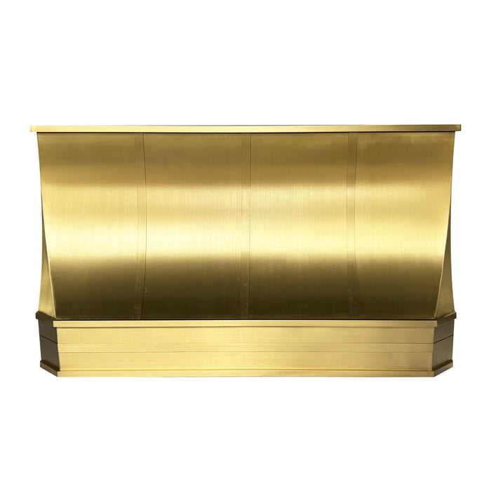 Brass Custom Range Hood 47"W x 27"H x 22"D-H32 With Internal Insert