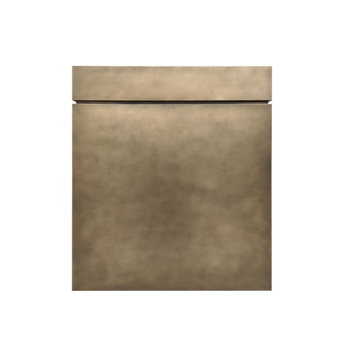 Brass Range Hood Box Shaped Custom Concave Design