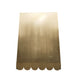 Brass Vent Hood with with Scalloped Apron 36" W x 51" H x 24" D-H41-BR