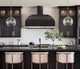 Chimney Design Range Hood Brushed Gray Stainless Steel