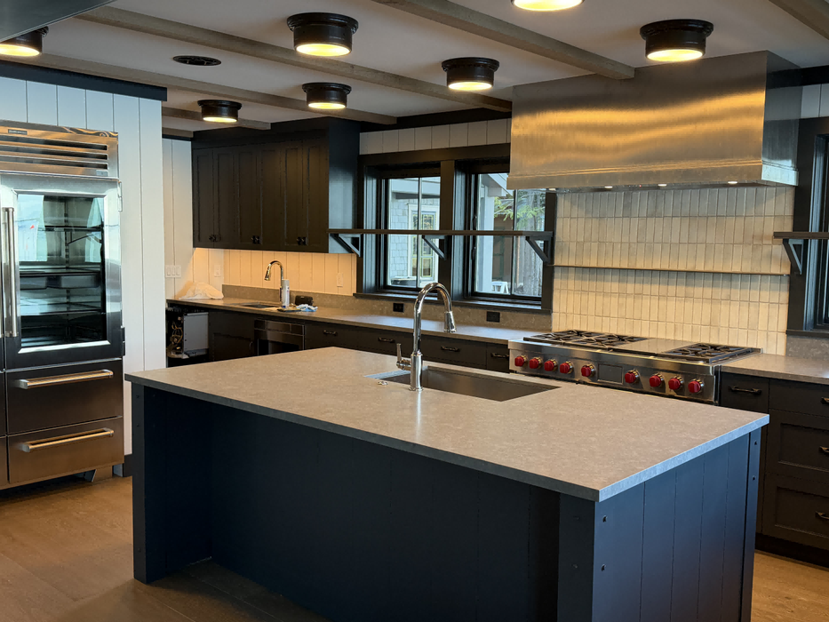 Classic Box Brushed Stainless Steel Range Hood Modern Commercial