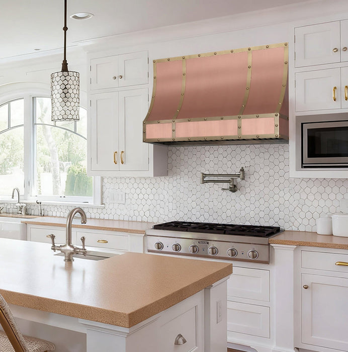 Copper Under-Cabinet Kitchen Hood
