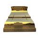 Curved Brass Custom Range Hoods with Brass Accents