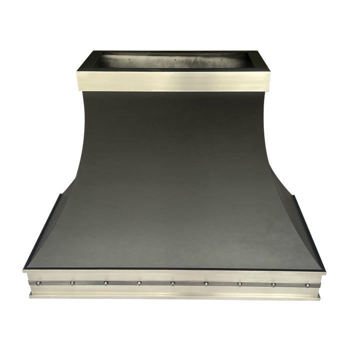 Curved Custom Kitchen Hood Cover Stainless Steel
